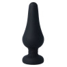 Intense - Plug Anal Pipo L Silicone Noir 13 Cm